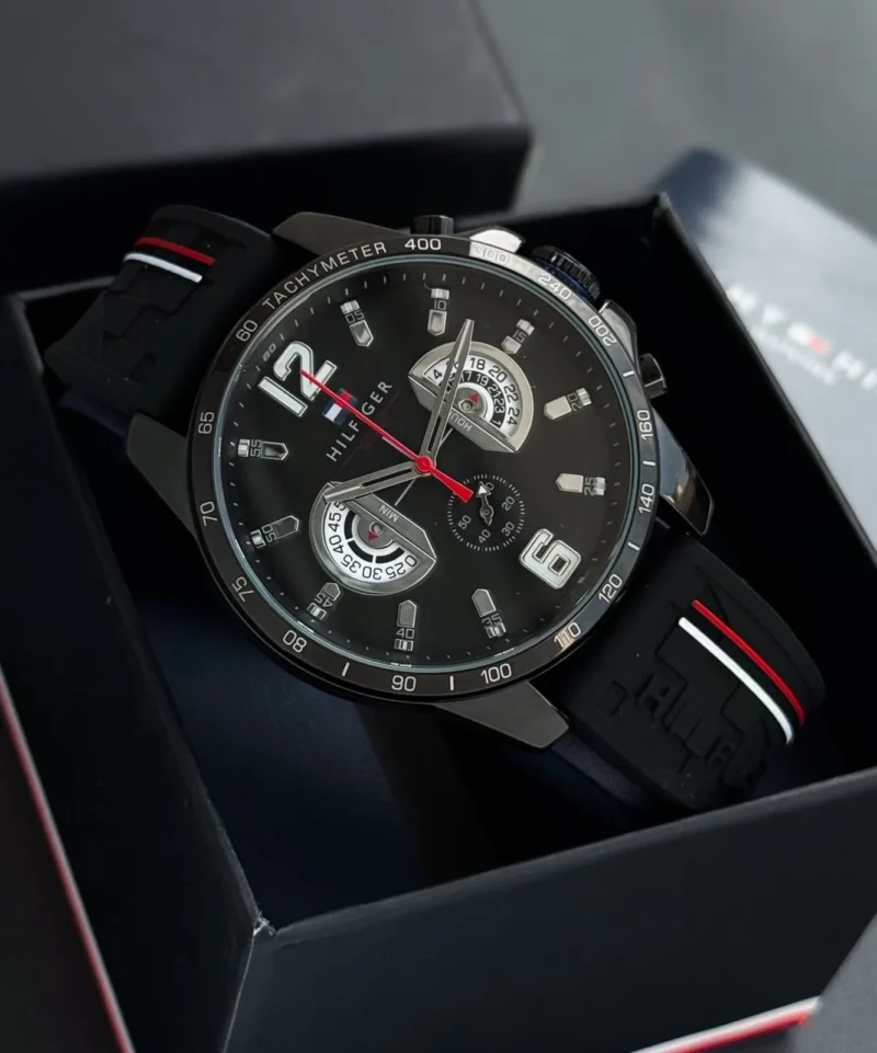 TOMMY HILFIGER BACK STEEL 7A PREMIUM BLACK