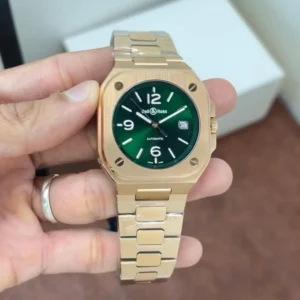 BELL & ROSS 10AA PREMIUM GREEN & ROSEGOLD