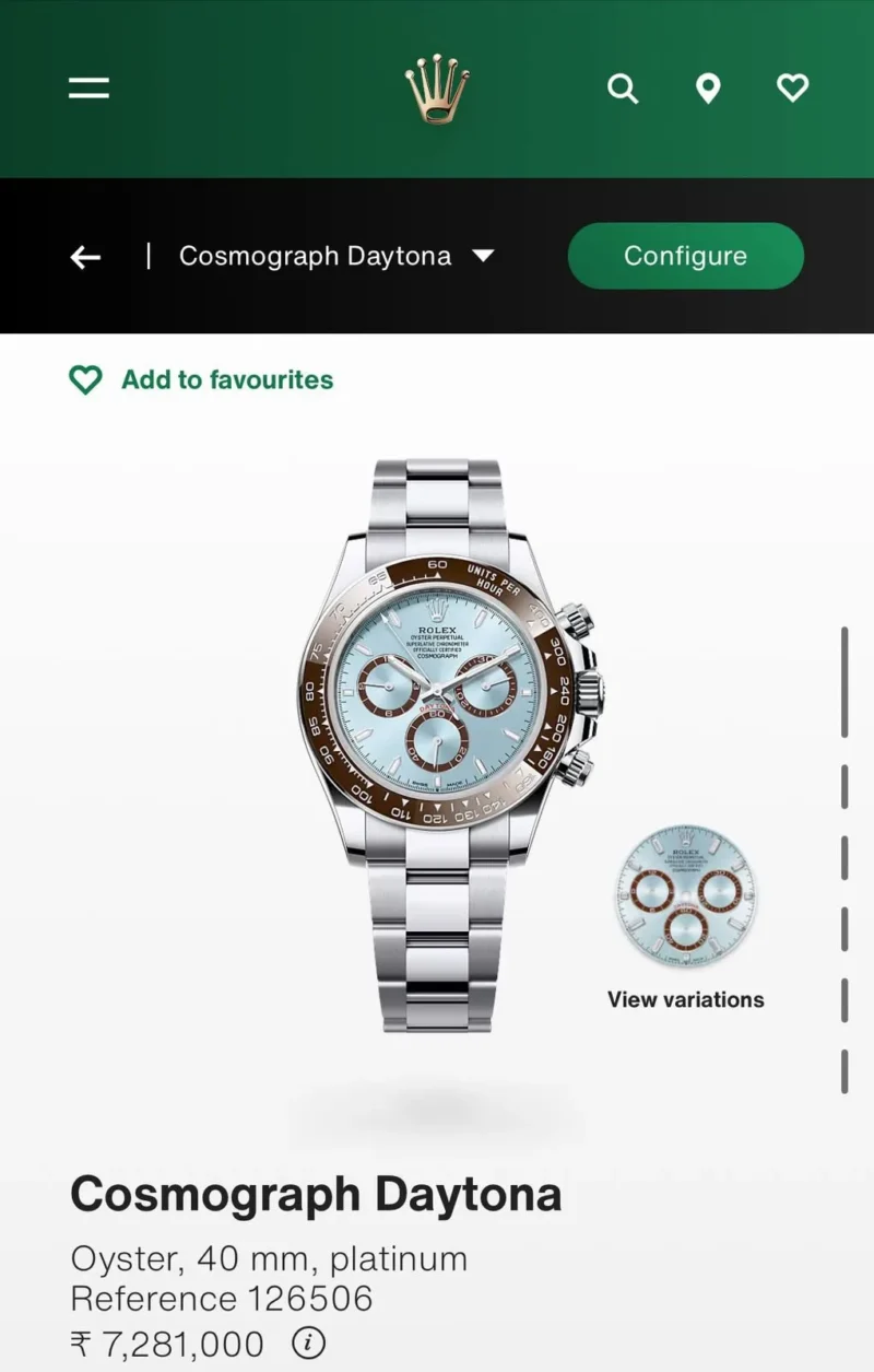 ROLEX OYSTER PERPETUAL COSMOGRAPH DAYTONA 7AA PREMIUM