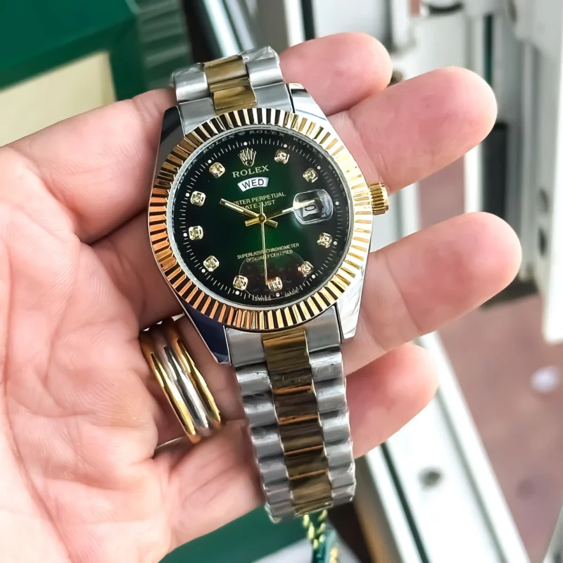ROLEX DAY-DATE CLASSIC 7A ORIGINAL GREEN DIAL