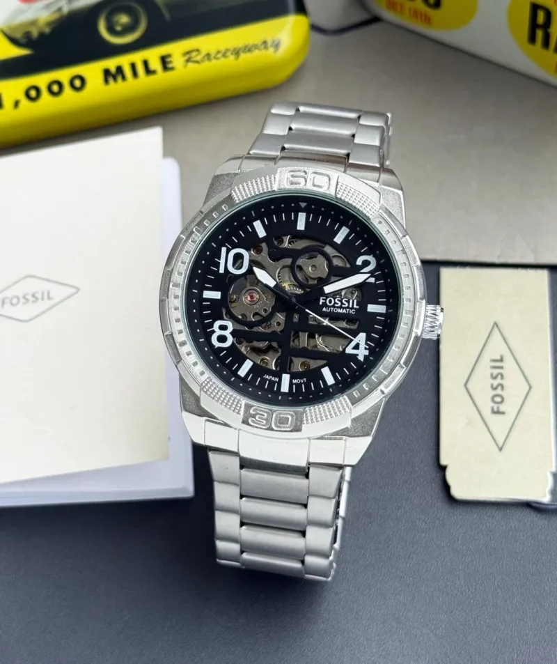 FOSSIL OPEN BACK SKELETON DIAL 7AAA PREMIUM AUTOMATIC