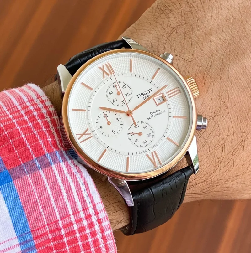 TISSOT CHEMIN DES TOURELLES 1853 ORIGINAL WHITE DIAL