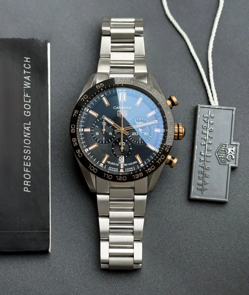 TAG HEUER 7AA PREMIUM ORIGINAL BLACK DIAL