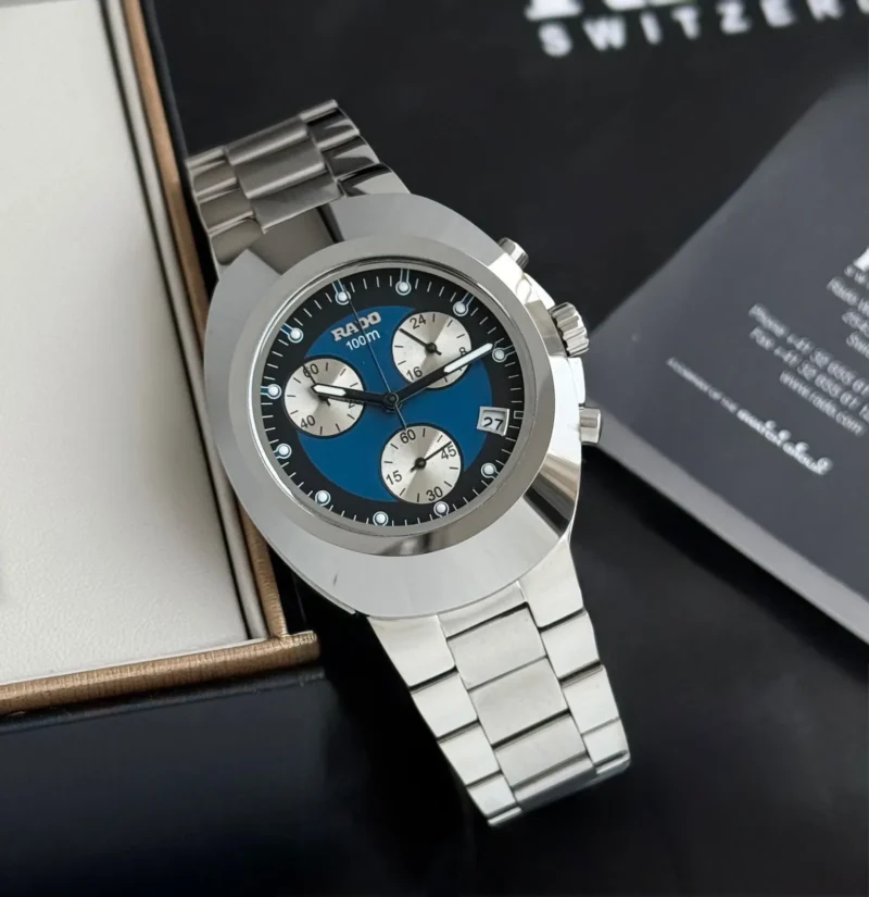 RADO QUARTZ MOVEMENT SLIM BLUE DIAL