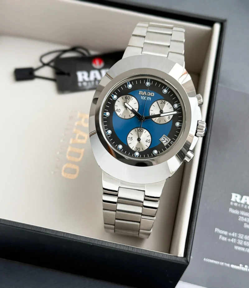 RADO QUARTZ MOVEMENT SLIM BLUE DIAL