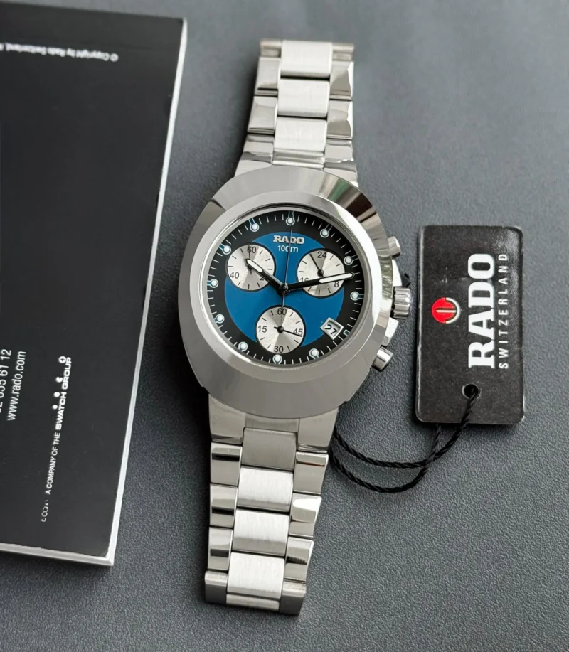 1000045807.webp RADO QUARTZ MOVEMENT SLIM BLUE DIAL