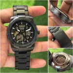 FOSSIL BLACK STAINLESS STEEL 7AAA PREMIUM AUTOMATIC