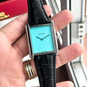 CARTIER TANK LOUIS WSTA0072 7AA SKY BLUE DIAL