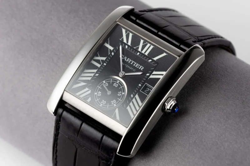 CARTIER TANK MC UNISEX AUTOMATIC BLACK