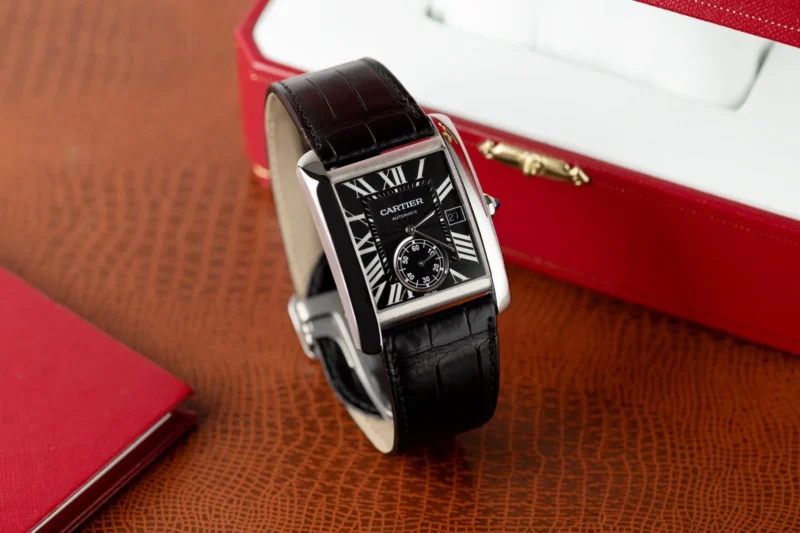 CARTIER TANK MC UNISEX AUTOMATIC BLACK
