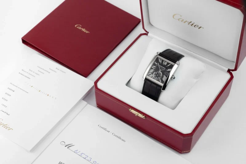 CARTIER TANK MC UNISEX AUTOMATIC BLACK