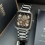 RADO AUTOMATIC OPEN HEART BLACK CERAMIC