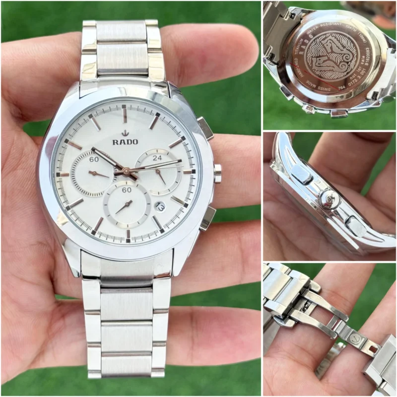 RADO BACK STEEL QUARTZ MOVEMENT 7AA PREMIUM