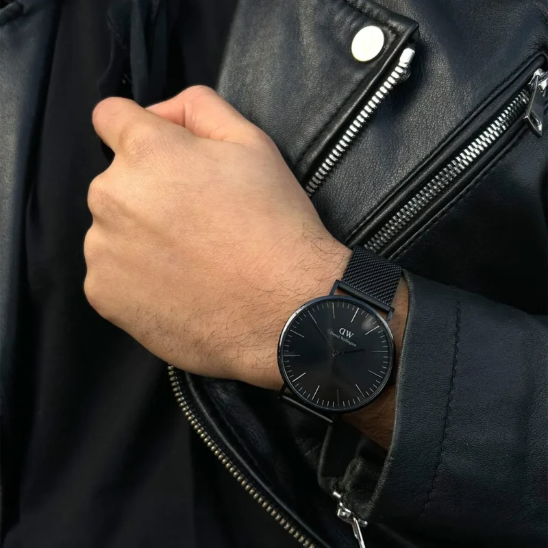 DANIEL WELLINGTON CLASSIC PETITE 7AA PREMIUM BLACK