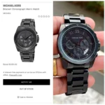 MICHAEL KORS BRECKEN MK8482 7AA PREMIUM BLACK