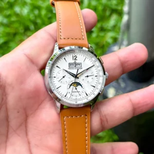 JAEGER LECOULTRE MASTER CONTROL AUTOMATIC WHITE DIAL