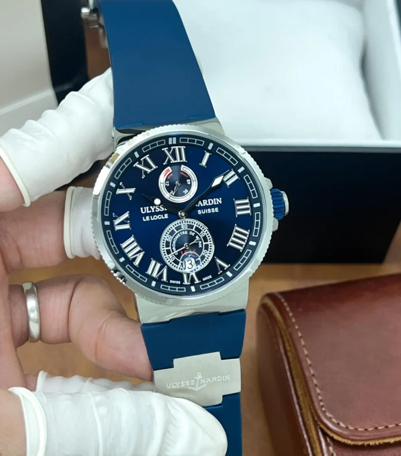 ULYSSE NARDIN MAXI MARINE CHRONOMETER TITANIUM BLUE