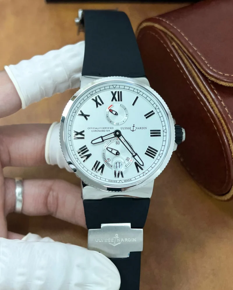 ULYSSE NARDIN MAXI MARINE CHRONOMETER TITANIUM WHITE