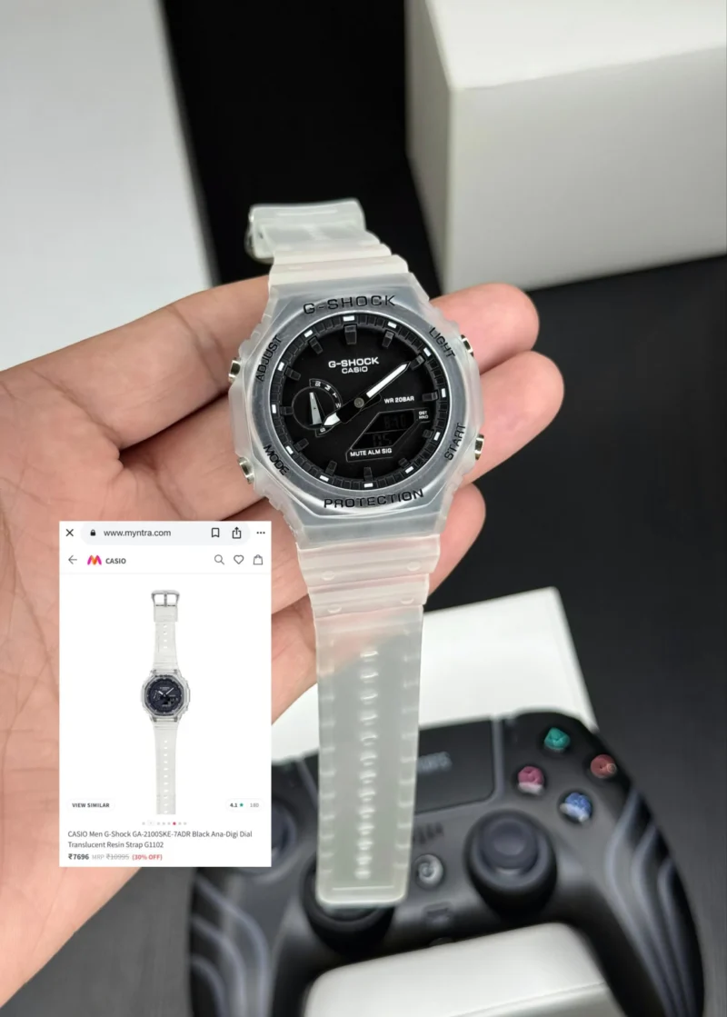 G-SHOCK GA-2100 AUTO CALENDAR BLACK DIAL