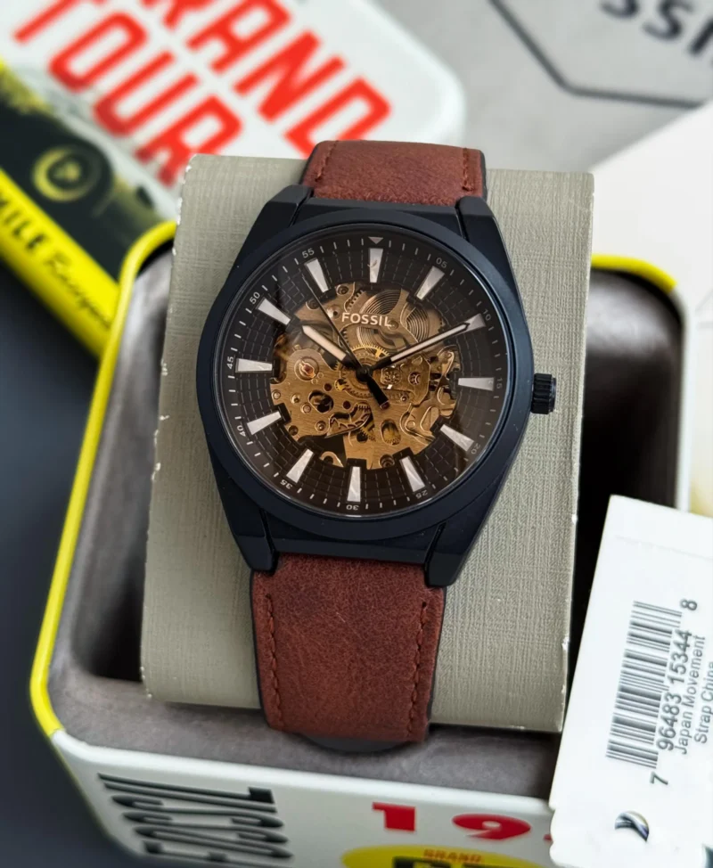 FOSSIL SKELETON DIAL 7AAA PREMIUM AUTOMATIC
