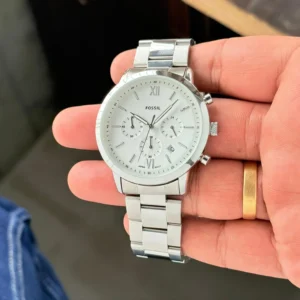 FOSSIL SLIM NEUTRA CHRONOGRAPH WHITE DIAL