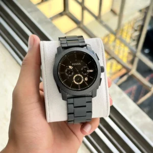 FOSSIL FS4682 BROAD SERIES STAINLESS STEEL BLACK