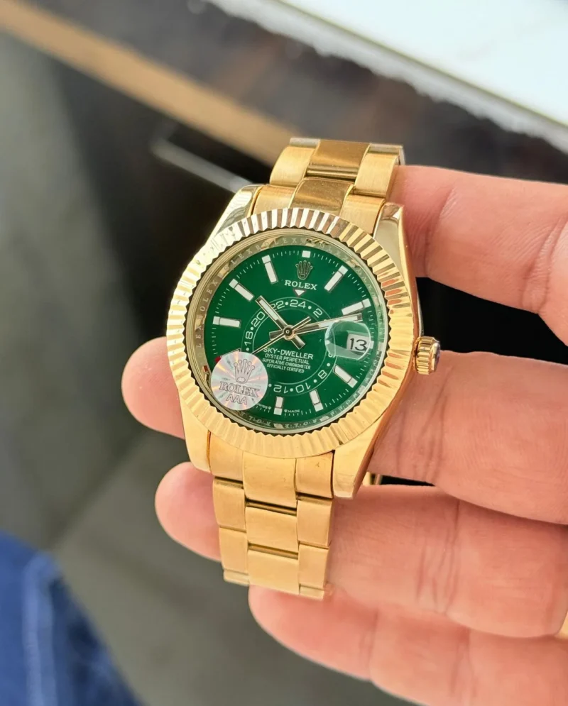 ROLEX SKY-DWELLER CLASSIC 7AAA PREMIUM GREEN DIAL