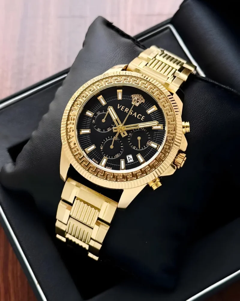 VERSACE GRECA-CHRONO 7AA PREMIUM STAINLESS STEEL