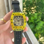 GUESS CLEAR MULTI-FUNCTION 7AA PREMIUM SKELETON DIAL