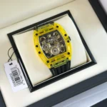 GUESS CLEAR MULTI-FUNCTION 7AA PREMIUM SKELETON DIAL