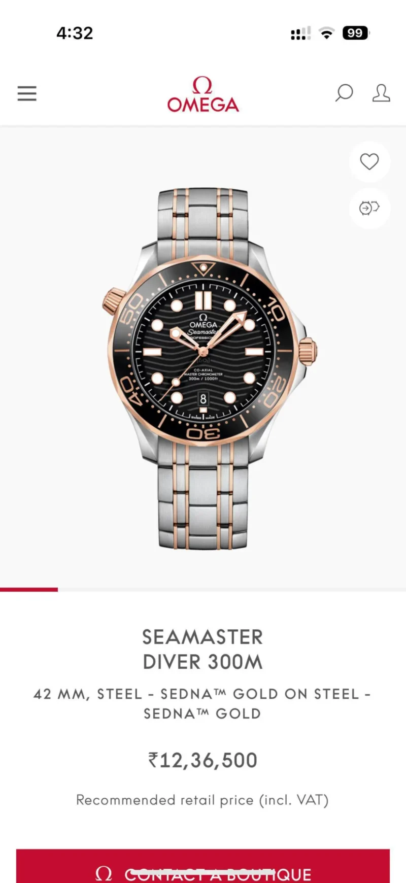 OMEGA SEAMASTER 7A ORIGINAL SWISS AUTOMATIC