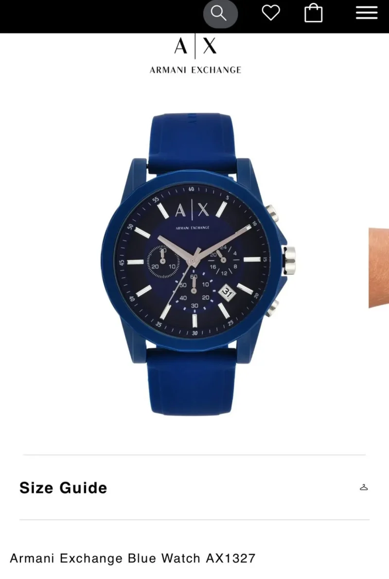 ARMANI EXCHANGE 7AAA ORIGINAL BLUE