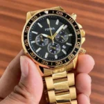 FOSSIL STAINLESS STEEL 7AAA PREMIUM BLACK SATIN DIAL