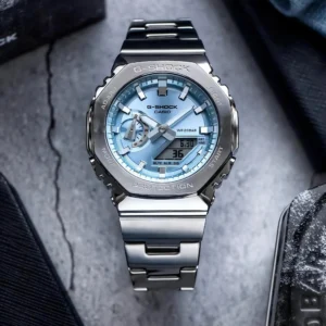 G SHOCK GM2110 UNISEX 7AA PREMIUM SILVER METAL