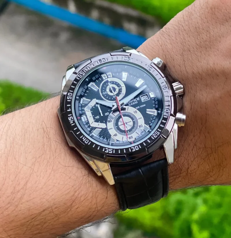 EDIFICE CASIO EFR-539 7A ORIGINAL BLACK DIAL