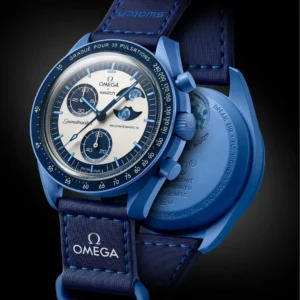 OMEGA X SWATCH BIO CERAMIC MOONSWATCH SUPER BLUE