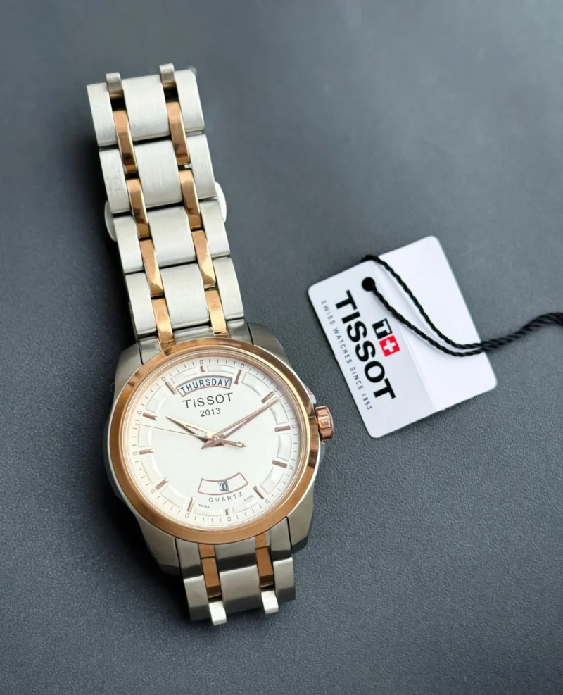 TISSOT DAY-DATE T-CLASSIC 1853 7AAA PREMIUM WHITE DIAL