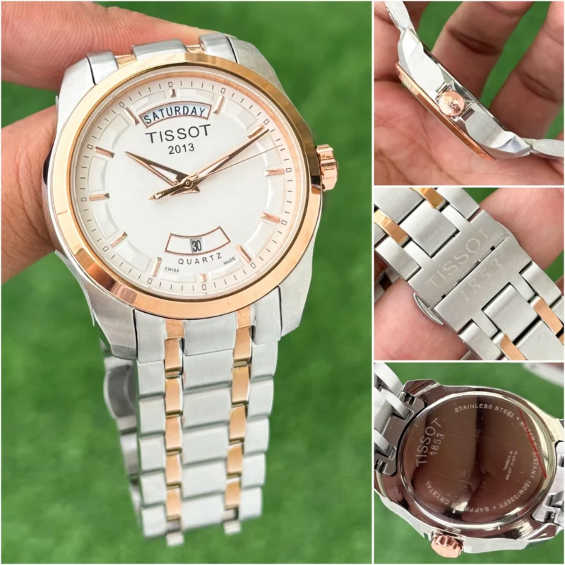 TISSOT DAY-DATE T-CLASSIC 1853 7AAA PREMIUM WHITE DIAL