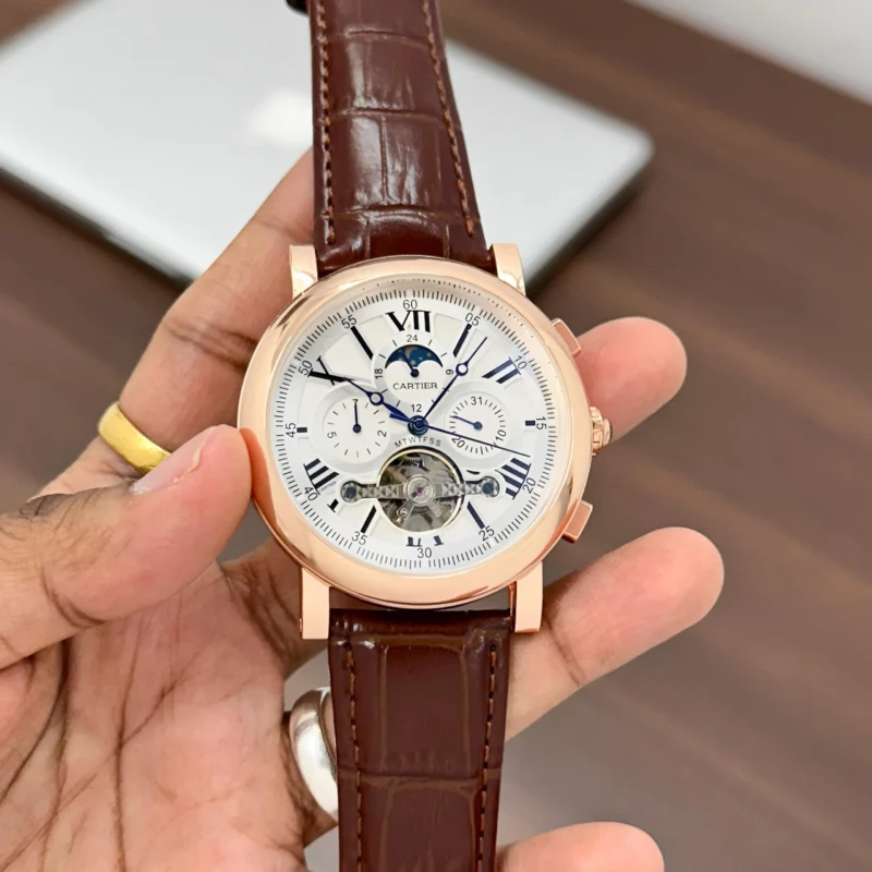 CARTIER OPEN HEART TOURBILLON STAINLESS STEEL 7AA PREMIUM