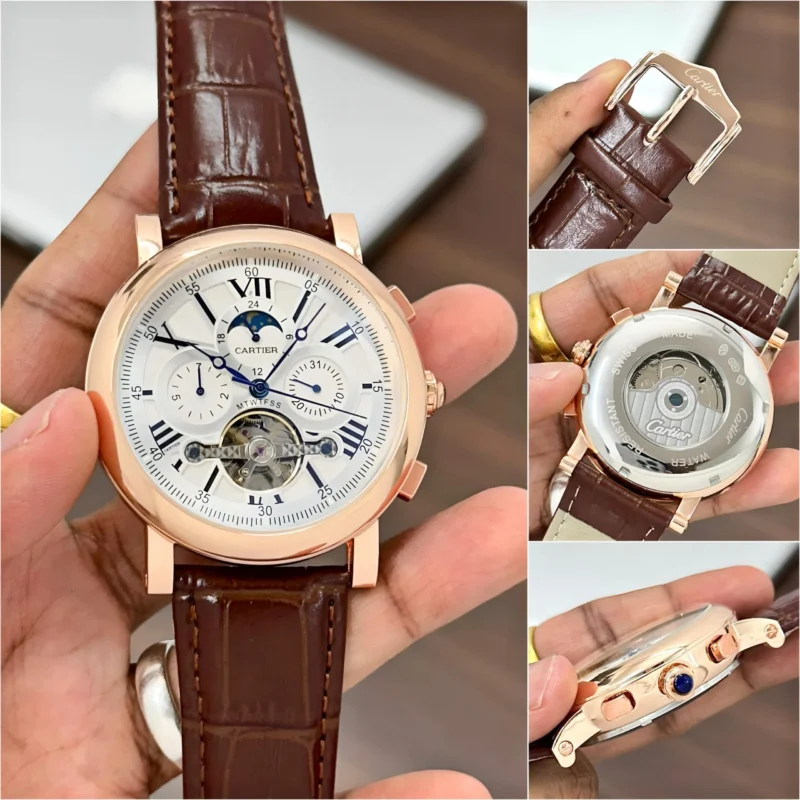 CARTIER OPEN HEART TOURBILLON STAINLESS STEEL 7AA PREMIUM