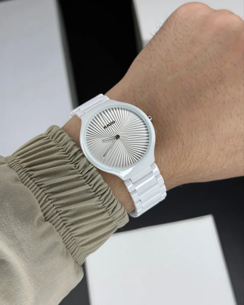 RADO JUBILE WHITE CERAMIC 7A TRUE ROUND