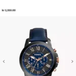 FOSSIL STAINLESS STEEL 7AAA PREMIUM BLACK DIAL