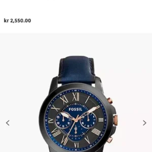 FOSSIL STAINLESS STEEL 7AAA PREMIUM BLACK DIAL