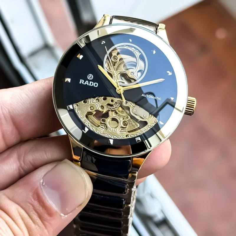 RADO CENTRIX OPEN HEART AUTOMATIC SKELETON DIAL