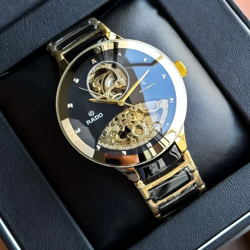 RADO CENTRIX OPEN HEART AUTOMATIC SKELETON DIAL