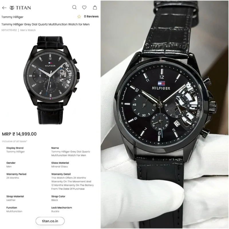 TOMMY HILFIGER Z-BLACK BAKER 7AA PREMIUM