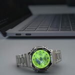 G shock Gm 2100d Silver Green