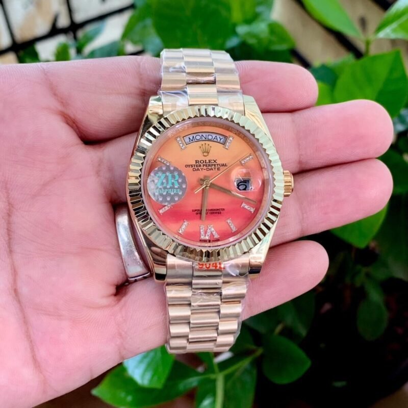 Rolex Day Date 40 Carnelian Orange