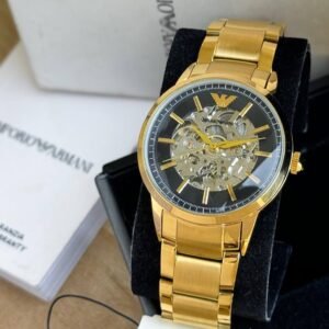 Emporio Armani 42mm Gold Chain