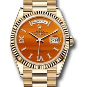Rolex Day Date 40 Carnelian Orange